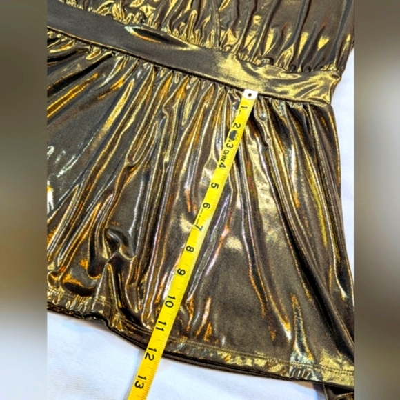 🆕 Torrid Liquid Shine Peplum Top (Torrid 2) - Picture 8 of 16